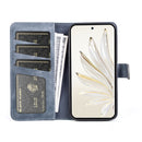 For Honor 70 Pro Stitching Horizontal Flip Leather Phone Case(Blue)
