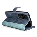 For Honor 70 Pro Stitching Horizontal Flip Leather Phone Case(Blue)