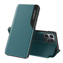 For Honor X8 2022 / X30i / Play6T Pro Side Display Shockproof Horizontal Flip Leather Phone Case(Green)