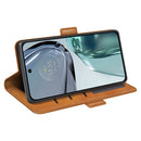 For Motorola G62 5G Dual-side Magnetic Buckle Horizontal Flip Leather Phone Case(Yellow)