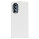 For Motorola Moto G62 5G R64 Texture Vertical Flip Leather Phone Case(White)