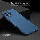 For iPhone 14 Pro MOFI Fandun Series Frosted PC Ultra-thin Phone Case(Blue)