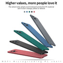 For iPhone 14 Pro MOFI Fandun Series Frosted PC Ultra-thin Phone Case(Blue)