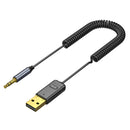 C11 Car Bluetooth Receiver USB to 3.5mm Jack Audio Music Handsfree Adapter for Car Speaker
