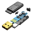 C11 Car Bluetooth Receiver USB to 3.5mm Jack Audio Music Handsfree Adapter for Car Speaker