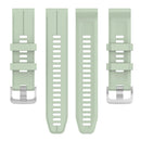 For Garmin Instinct 2 22mm Solid Color Silicone Watch Band(Light Green)