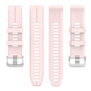 For Garmin Instinct 2 22mm Solid Color Silicone Watch Band(Pink)
