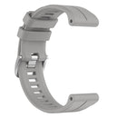 For Garmin Instinct 2 22mm Solid Color Silicone Watch Band(Grey)