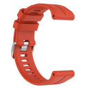 For Garmin Instinct 2 22mm Solid Color Silicone Watch Band(Red)