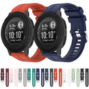 For Garmin Instinct 2 22mm Solid Color Silicone Watch Band(Grey)