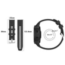 For Garmin Instinct 2 22mm Solid Color Silicone Watch Band(White)