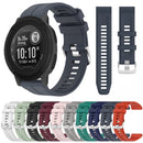 For Garmin Instinct 22mm Solid Color Silicone Watch Band(Grey)