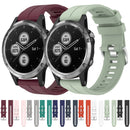 For Garmin Fenix 5 Plus 22mm Solid Color Silicone Watch Band(Burgundy)
