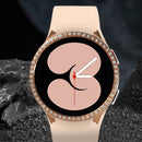 For Samsung Galaxy Watch 5 40mm TPU Shockproof Silicone Case With Diamond(Gold)