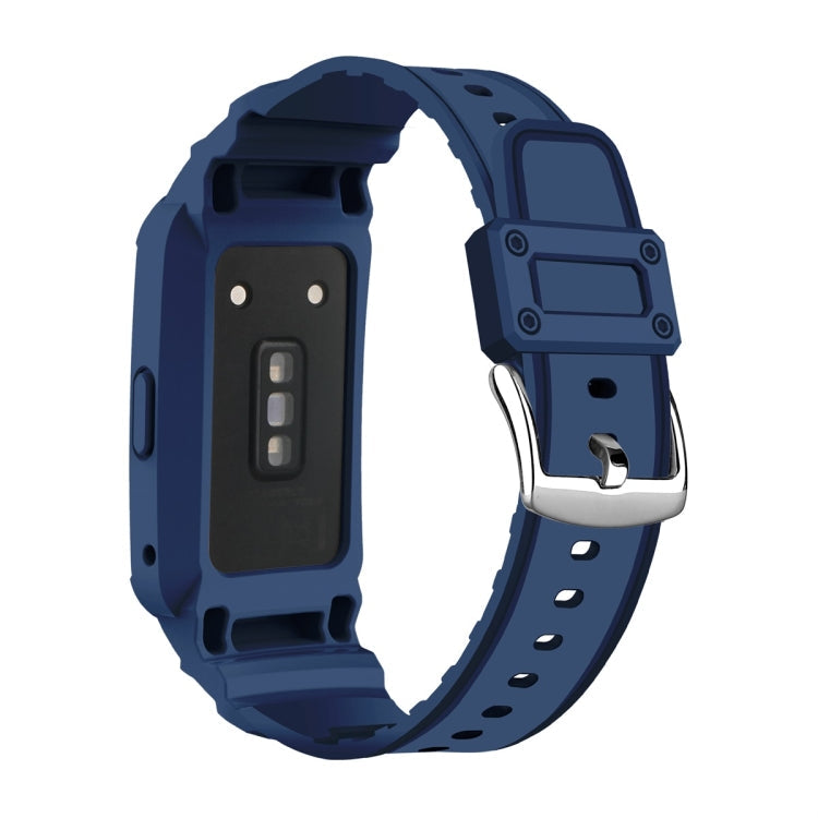 For Huawei Band 6 / 7 / Honor Band 6 JSM Integrated TPU Adjustable Elastic Watch Band (Army Green)