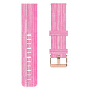 For Samsung Galaxy Watch 4 Classic 42mm 20mm Nylon Woven Watch Band(Pink)