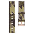 For Samsung Galaxy Watch 4 Classic 42mm 20mm Nylon Woven Watch Band(Yellow)