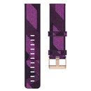 For Samsung Galaxy Watch 4 Classic 42mm 20mm Nylon Woven Watch Band(Purple)