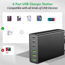 zetx-96W01A 96W PD20W x 3 + QC3.0 USB x 3 Multifunction Charger for Mobile / Tablet(EU Plug)