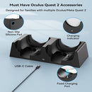 For Oculus Quest 2 VR Charging Stand VR Accessories Host Storage Bracket Double Charging Stand