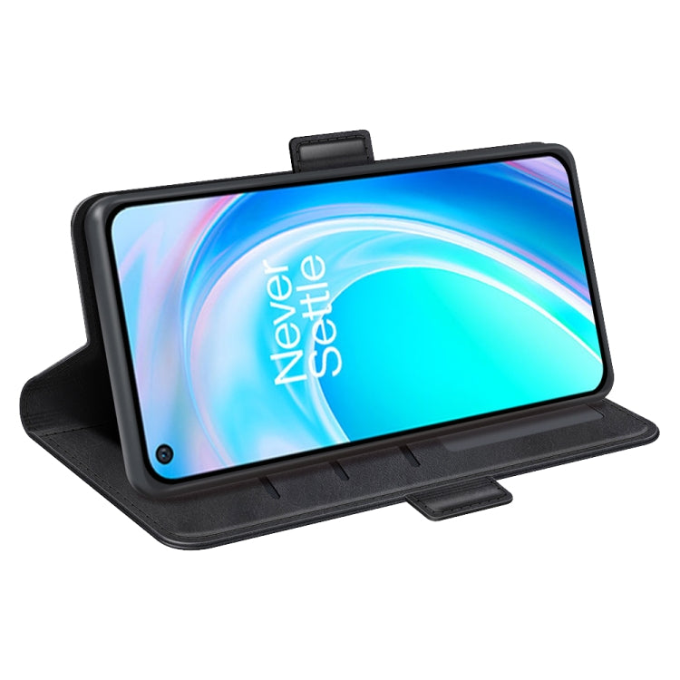 For OnePlus Nord CE 2 Lite Dual-side Magnetic Buckle Horizontal Flip Leather Phone Case(Black)