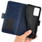 For OnePlus Nord CE 2 Lite Dual-side Magnetic Buckle Horizontal Flip Leather Phone Case(Dark Blue)