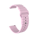 For Amazfit GTS 2 Mini 20mm Corrugated Silicone Watch Band(Pink)