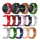 For Amazfit GTS 2 Mini 20mm Corrugated Silicone Watch Band(Black)