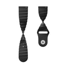 For Amazfit GTS 2 Mini 20mm Corrugated Silicone Watch Band(Purple)