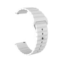 For Amazfit GTR 2e 22mm Corrugated Silicone Watch Band(White)
