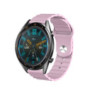 For Amazfit GTR 2e 22mm Corrugated Silicone Watch Band(Pink)