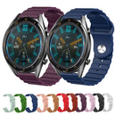 For Amazfit GTR 2e 22mm Corrugated Silicone Watch Band(Pink)
