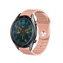 For Xiaomi Watch S1 22mm Corrugated Silicone Watch Band(Sand Pink)