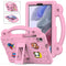 For Samsung Galaxy Tab A7 Lite 8.7 2021 T220/T225 Handle Kickstand Children EVA Shockproof Tablet Case(Pink)
