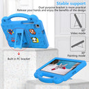 For Samsung Galaxy Tab A7 Lite 8.7 2021 T220/T225 Handle Kickstand Children EVA Shockproof Tablet Case(Sky Blue)