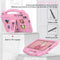 For Samsung Galaxy Tab A 8.0 2019 T290 / T295 Handle Kickstand Children EVA Shockproof Tablet Case(Pink)