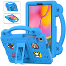 For Samsung Galaxy Tab A 8.0 2019 T290 / T295 Handle Kickstand Children EVA Shockproof Tablet Case(Sky Blue)