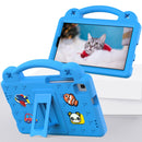 For Samsung Galaxy Tab A 8.0 2019 T290 / T295 Handle Kickstand Children EVA Shockproof Tablet Case(Sky Blue)