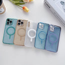 For iPhone 14 Pro Max Plating Magsafe Glitter Phone Case For iPhone14 Pro Max(Dark Blue)