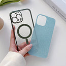 For iPhone 14 Pro Max Plating Magsafe Glitter Phone Case For iPhone14 Pro Max(Dark Blue)