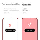 For iPhone 14 Plus 2pcs ENKAY 6D Full Glue Tempered Glass Full Film