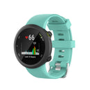 For Garmin Forerunner 45 / Forerunner 45S Universal Twill Solid Color Silicone Watch Band(Teal)
