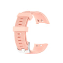 For Garmin Forerunner 45 / Forerunner 45S Universal Twill Solid Color Silicone Watch Band(Pink)