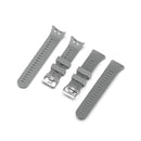 For Garmin Forerunner 45 / Forerunner 45S Universal Twill Solid Color Silicone Watch Band(Grey)