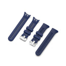 For Garmin Forerunner 45 / Forerunner 45S Universal Twill Solid Color Silicone Watch Band(Blue)