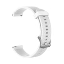 For POLAR Ignite Fashion Textured Silicone Replacement Watch Band(White)