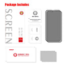 For iPhone 14 2pcs ENKAY 28 Degree Anti-peeping Tempered Glass Film