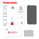 For iPhone 14 Pro Max 2pcs ENKAY 28 Degree Anti-peeping Tempered Glass Film