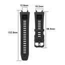 For Amazfit T-Rex 2 Silicone Leisure Watch Band(Black)