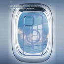 Gold Shield Clear TPU MagSafe Phone Case For iPhone 12(Blue)